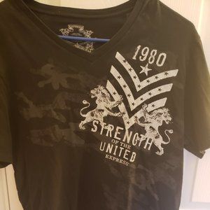 Mens-Med SS Express T-shirt-Black Good Cond $8.00